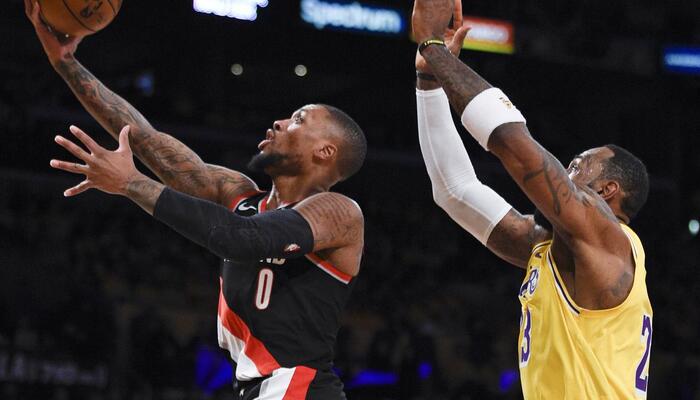 Damian Lillard et les Blazers gâchent la soirée des Lakers