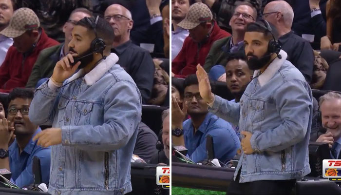 Drake intenable au micro des Raptors