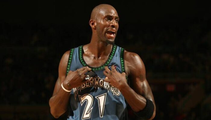 kevin garnett avec les wolves