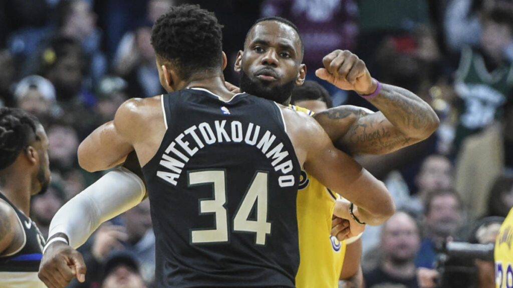 Giannis Antetokounmpo et Lebron James trônent toujours en tête de la course au MVP