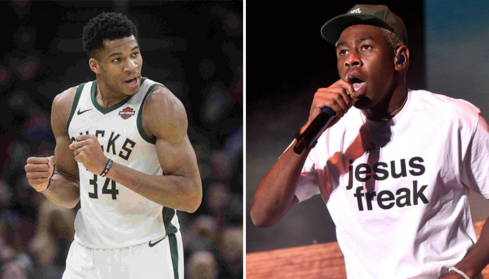 Giannis Antetokounmpo et Tyler, The Creator