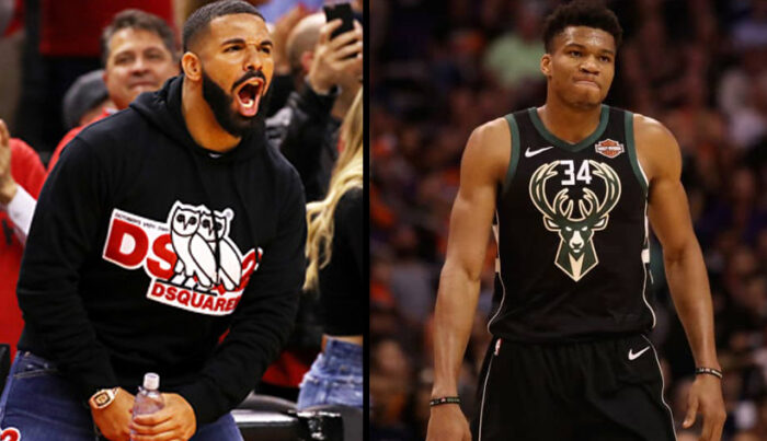 Giannis Antetokounmpo et Drake