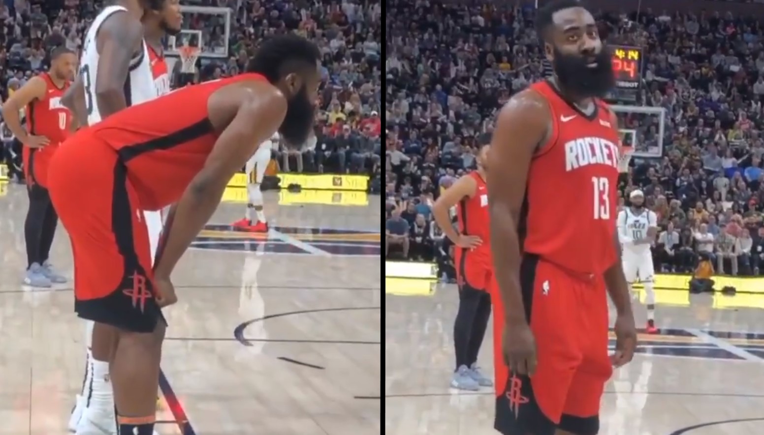 James Harden face au Jazz