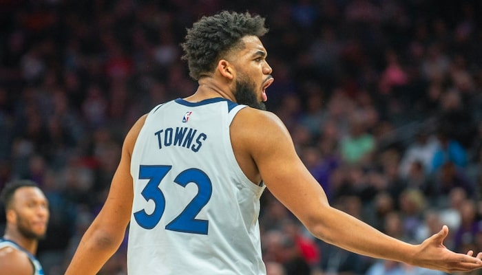 karl-anthony towns conteste une décision arbitrale