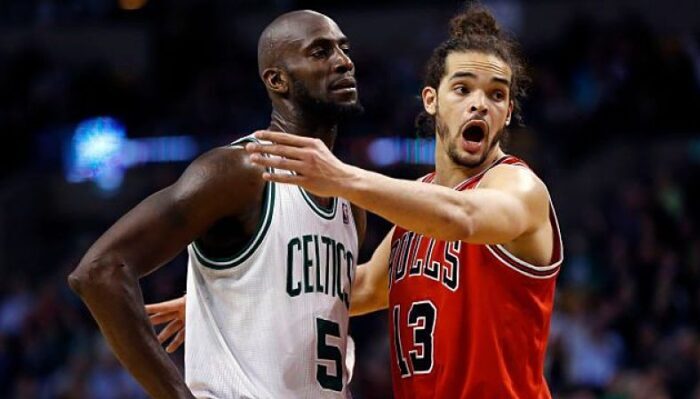 Kevin Garnett et Joakim Noah