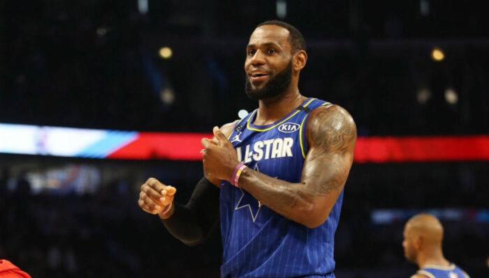 Lebron James lors du All-Star Game 2020