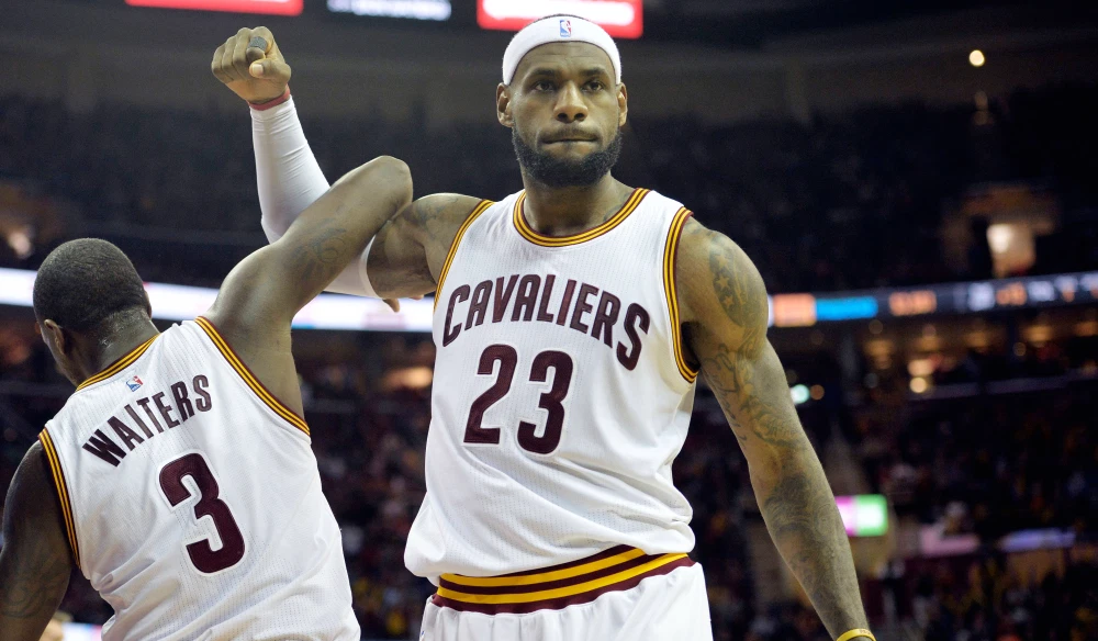 Dion Waiters et LeBron James chez Cleveland