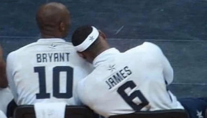 LeBron James tatouage Kobe bryant photo