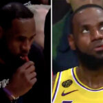 NBA – Quand une fan nourrit LeBron James sur le banc