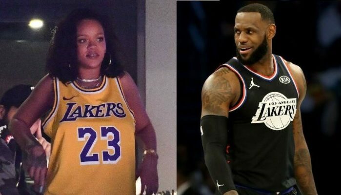 Rihanna et LeBron James