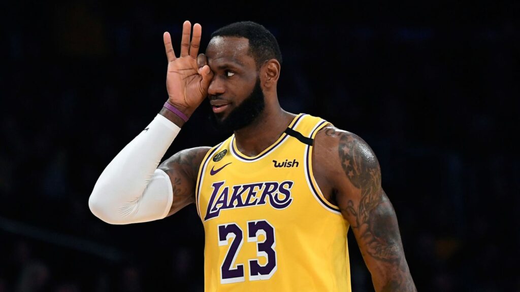 LeBron James des Los Angeles Lakers