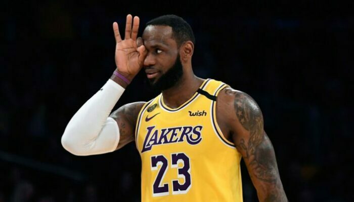 LeBron James des Los Angeles Lakers