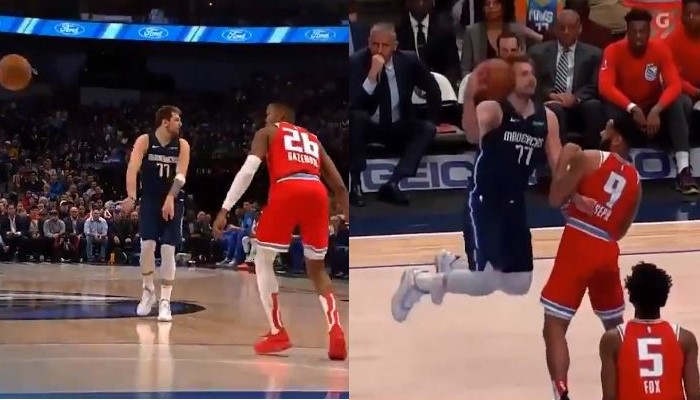 No look pass, circus shot : Luka Doncic régale pour son retour !