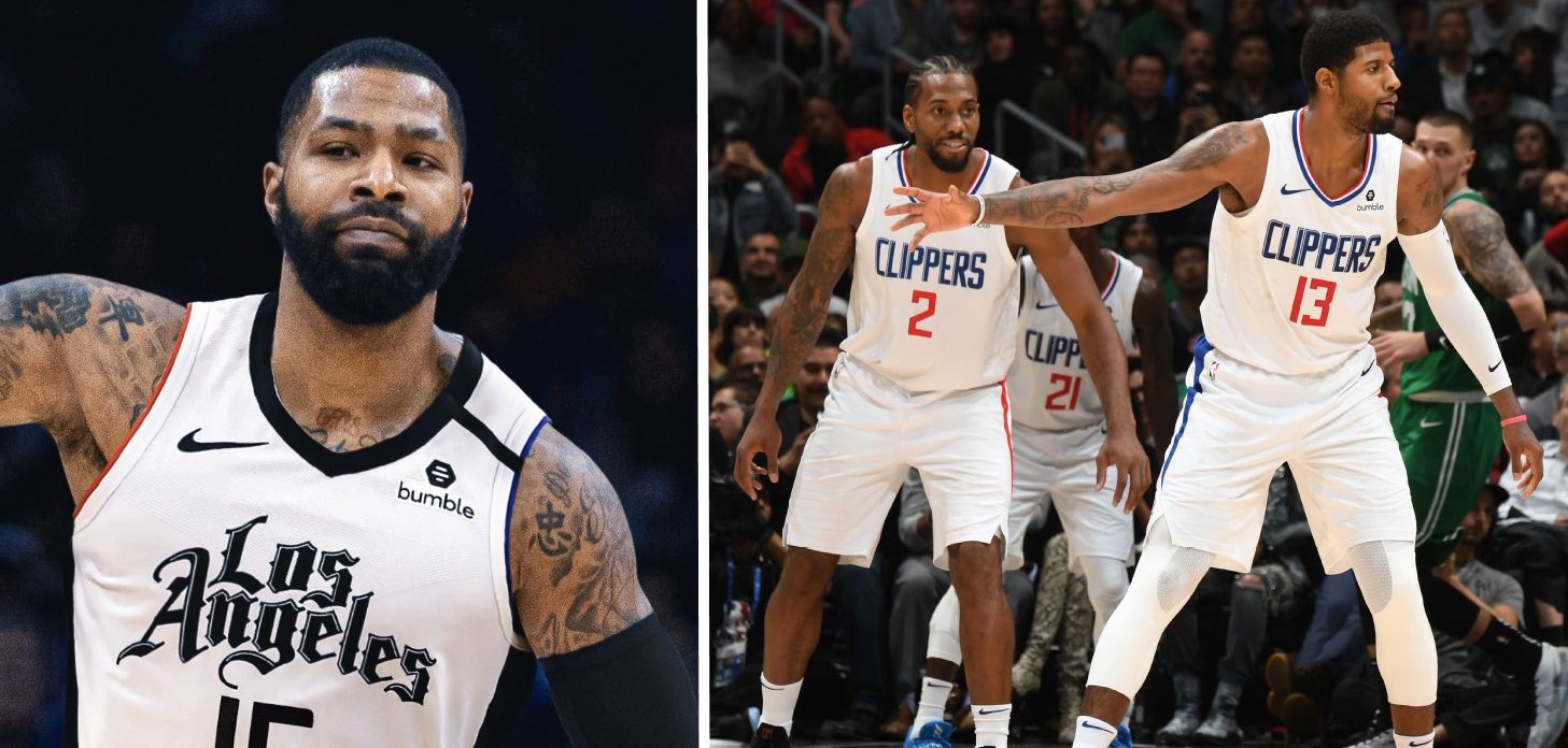 Marcus Morris, Kawhi Leonard et Paul George des Clippers