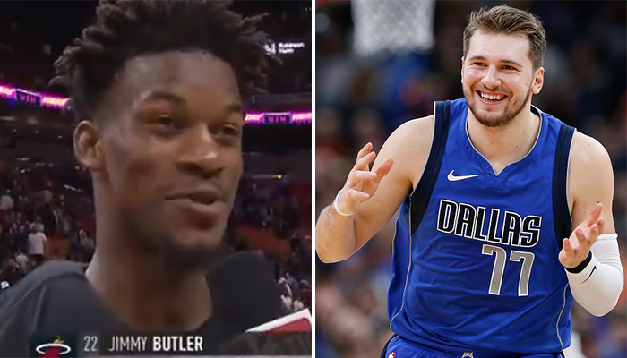 Jimmy Butler envoie un drôle de message pour Luka Doncic, il réagit