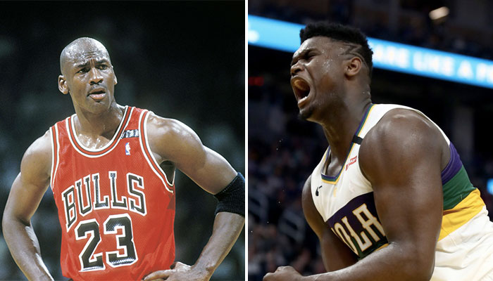 Michael Jordan et Zion Williamson