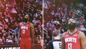 NBA – La réaction géniale de James Harden, choqué par ses coéquipiers
