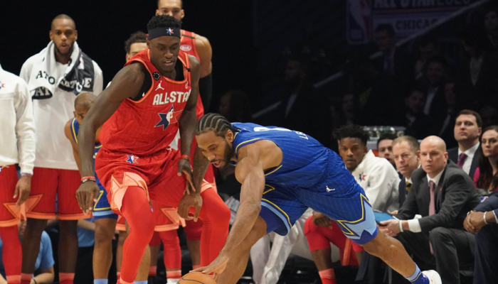 Quand Pascal Siakam veut utiliser la défense anti-Curry sur Kawhi