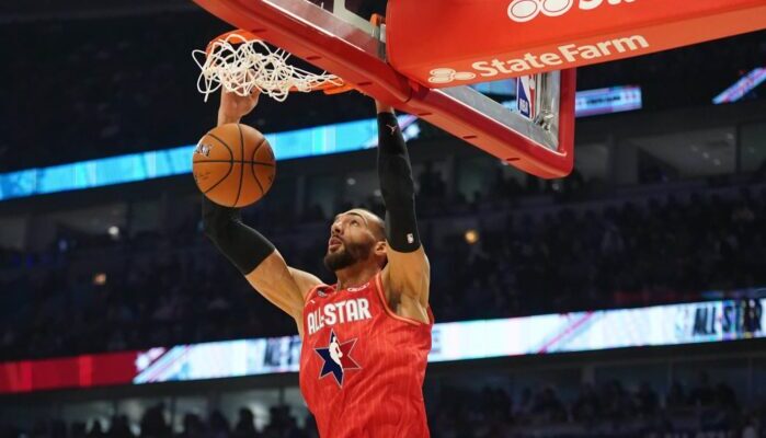 Rudy Gobert écrase un dunk lors du All-Star Game 2020