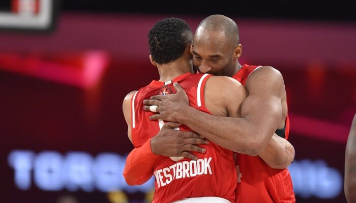 Russell Westbrook publie son message hommage à Kobe Bryant