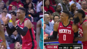 NBA – Russell Westbrook furieux après un coup de sifflet de l’arbitre