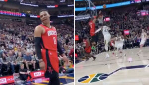 NBA – L’histoire derrière le gros alley-oop de Westbrook sur Rudy Gobert