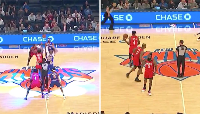 Quand James Harden... gagne enfin un entre-deux