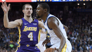 NBA – Alex Caruso raconte sa première fois contre Kevin Durant