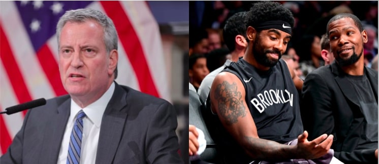 bill de blasio tacle les nets