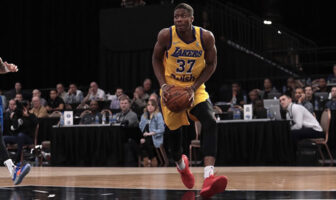 NBA/G-League – Kostas Antetokounmpo sort une masterclass pour les Lakers ! Kostas Antetokounmpo lors du match opposant les South Bay Lakers aux Agua Caliente Clippers