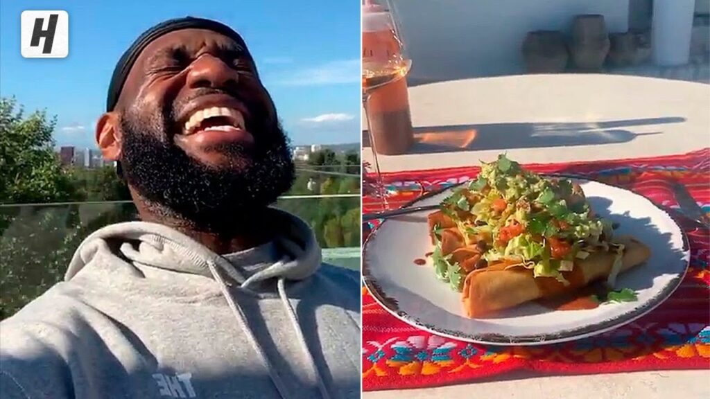 En plein confinement, LeBron s'enflamme pour son Taco Tuesday