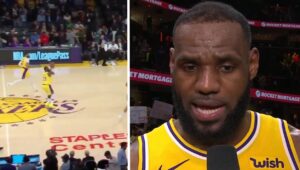 NBA – LeBron explique ses missiles récents depuis le logo