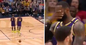 NBA – Panne de cerveau et séquence Shaqtin pour LeBron James !