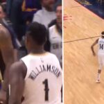 NBA – Zion lâche un tomar, LeBron répond par un missile… 2 secondes après !