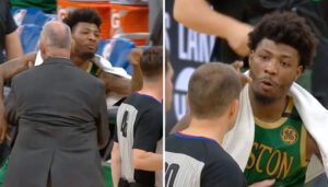 NBA – Marcus Smart prêt à en découdre avec un arbitre !