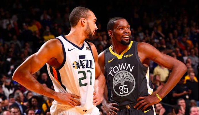 rudy gobert et kevin durant