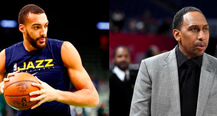 stephen a. smith tacle rudy gobert