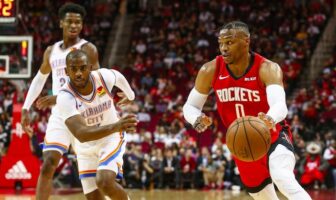 NBA – Les 4 joueurs qui pourraient déjà participer au tournoi de H.O.R.S.E duel entre russell westbrook et chris paul
