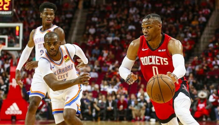 duel entre russell westbrook et chris paul