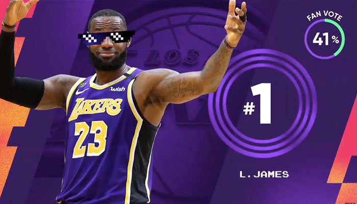 LeBron James numéro 1 du Shaqtin’ A Fool #16 2020