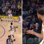 NBA – Steph Curry balance déjà un missile et enflamme son public !