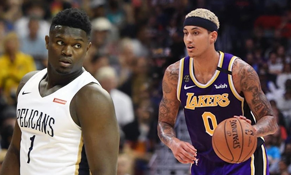 Zion Williamson et Kyle Kuzma