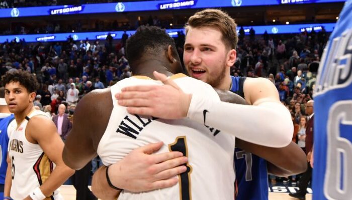 Zion Williamson et Luka Doncic