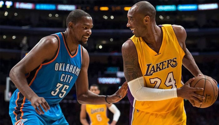 Kobe Bryant et Kevin Durant font partie des meilleurs attaquants de l'histoire