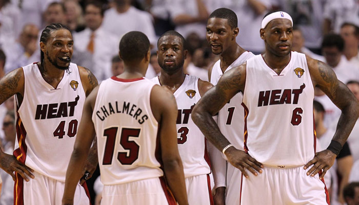 Mario Chalmers faisait preuve d'une audace folle avec LeBron James et Dwyane Wade