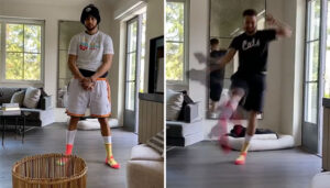 NBA – Steph Curry se lance dans un challenge… et craque complètement !