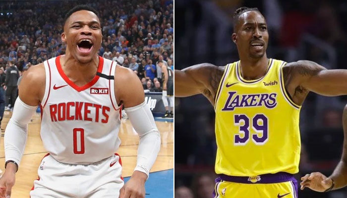 La stat insolite entre Russell Westbrook et Dwight Howard sur 2K20