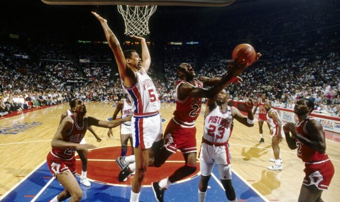 Michael Jordan contre les Pistons