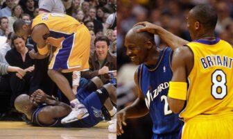 NBA – Quand Michael Jordan trash-talkait Kobe Bryant… au sol Quand Michael Jordan trash-talkait Kobe Bryant... au sol