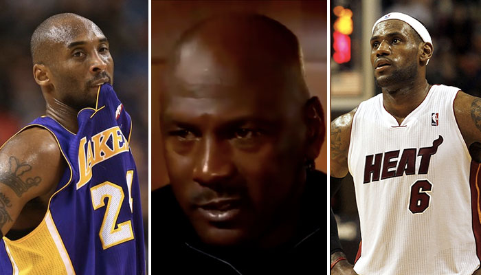 NBA La reaction de LeBron quand Jordan preferait Kobe a lui en 2013
